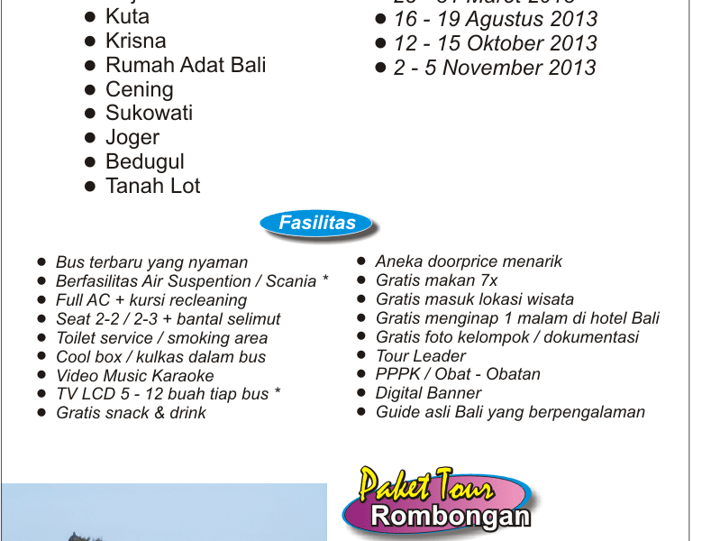 Liburan Tak Terlupakan Itinerary Bali 3 Hari 2 Malam Gratis Destinasi